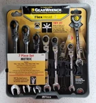 Original Gearwrench 7-PIECE Flex Head Ratcheting Combination Set, Metric. Fixed Price $65.00.