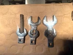 Mac Tools 5PC Sae Open End Crowfoot Wrench Set Drive 1-1/16" 1-1/2" &bar. Fixed Price $150.00.