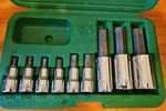 Sk Tools 19733 Piece 3/8" & 1/2" Drive Sae Hex Bit Socket Set- Great Condition. Fixed Price $60.70.