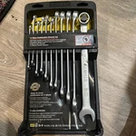Stanley 94-386W Combination Wrench Set 11 Pc Polished Met. Fixed Price $29.00.