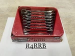Snap-on Tools Usa New 9PC Sae 10 Offset 12PT Short Chrome Box Wrench XS609A. Fixed Price $449.95.