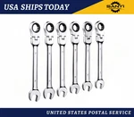 Gear Wrench Set 12PCS Ratcheting Metric 8-19MM Flexible Head Spanners. Fixed Price $41.81.