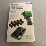 Matco 1/2" Dr Stubby Pneumatic Impact Wrench & Socket Set Green Foam MT2765KG. Fixed Price $439.00.