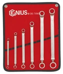 Genius Tools 6 Piece Sae Double Ended Offset Ring Wrench (matte Finish) -.... Fixed Price $84.62.