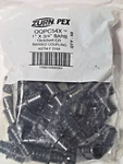 50 Piece - Zurn Pex Barbed Polymer Coupling Black 1" 3/4" Barb, QQPC54X. Fixed Price $64.95.