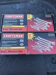 Sears Craftsman Usa Nos 16PC Metric Sae Wrench Sets 47242 47243 Matching Va. Fixed Price $119.00.