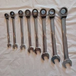 Cornwell Tools Ratcheting Wrench Set Sae Combination Open End 8-PC. Fixed Price $125.00.