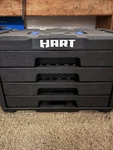 Hart Mechanics Tool Set Chrome Finish Ratchet Socket Wrench Hard Case. Fixed Price $100.00.