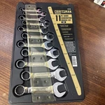 Craftsman Professional Nos 11PC Sae Stubby Wrench Set Usa To 3/8 44138. Fixed Price $279.99.