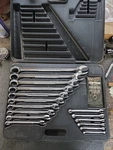 Vintage Craftsman 44127 26 Pc Sae Combination Wrench Set Made Usa 1/4 1-1/8. Fixed Price $150.00.