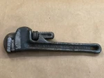 Vintage Grey Heavy Duty 8" Craftsman Pipe Wrench 5567 Made Usa. Fixed Price $11.99.