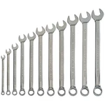 Craftsman Metric Gunmetal Chrome Long-panel Wrench Set, 11 Piece. Fixed Price $87.99.