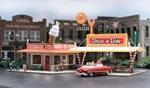 New Woodland Scenics Built / Ready Drive & Dine Railroad Train Building BR4929. Fixed Price $68.99.