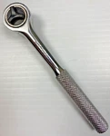 Alltrade Tools Chrome Reversible Ratchet Wrench 1/4" Drive Knurled Grip. Fixed Price $11.95.