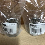 Lot Of Dewalt 1/2" 12 Pt Socket 1/4 DWMT86474B New. Fixed Price $17.95.