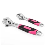 Apollo Tools Set Of 2 Pink Adjustable Wrenches. Great For Diy Repairs. Fixed Price $21.82.