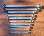 Craftsman Usa 10 Pc Sae 12PT Double Box End Wrench Set To 1-1/4" -v- Series. Fixed Price $155.00.