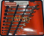 Craftsman 18-PIECE Polished Wrench Set 12PT Standard Metric #9-47238 &. Fixed Price $109.95.