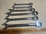 Pieces Westward Ratcheting Wrench Set 3/4, 13/16, 7/8, Pittsburgh 5/8, 9/16. Fixed Price $15.95.