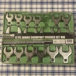 Grip 90152 Jumbo Crowfoot (17PC) Set 1/2 Drive Wrenches 20MM-46MM *no 24MM*. Fixed Price $149.99.
