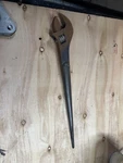 Vtg Proto Click Stop J712SC Adjustable Spud Wrench 1-1/2" Made In Usa 16". Fixed Price $52.50.