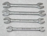 Blue Point Double Open End 10MM-17MM By Snap On Usa Four Wrenches. Fixed Price $59.99.