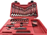 Craftsman 56 Piece Universal Mechanics Metric Sae Tool Set W/ Case 9-24964. Fixed Price $169.00.
