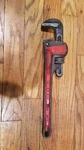 Vintage Craftsman Extra Strong Pipe Wrench NO.55877. 14 Inch. Fixed Price $9.99.