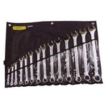 Stanley 14 Piece Satin Finish Combination Wrench Set 12 Point 85-990. Fixed Price $145.18.