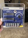 Kobalt 26 Pc - Palm Ratchet Set 1/4" Drive Item #0338532 With Case.. Fixed Price $30.00.