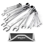 Duratech Flex-head Ratcheting Combination Wrench Set, 13-PIECE Sae, Silver. Fixed Price $105.49.