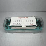 Juniper Impress Art Metal Stamps Lower Case Letters 3MM SC1320AM. Fixed Price $19.00.