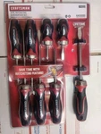 Craftsman 8PC Ratcheting Screwdriver Set 44659, Rare. Fixed Price $84.99.
