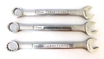 3 Pcs. Craftsman 15,17,18 Metric VA-42919,42929,42925 Combination Wrench 12 Pt.. Fixed Price $26.36.