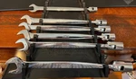 Snap-on FHOM606 Pc 12-POINT Metric Flex-head/open-end Combination Wrench Set. Fixed Price $279.95.