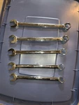 Snap On 5PC Wrench Set 20MM Through 24MM OEXM200A-OEXM240A. Fixed Price $255.00.