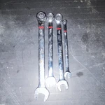 Kobalt Sae 4PC Combination Wrench Set 1/4-7/16 Steel Chrome Non-rat. Fixed Price $15.00.