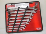New Sears Craftsman 49821 Sae Piece Combination Wrench Set Polished Long Beam. Fixed Price $49.99.