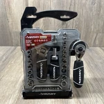 Husky 1/4 In. And 3/8 46PC Stubby Ratchet Socket Set. Fixed Price $39.99.