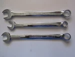 Masterhand 3PC. 12 Point Open End Combination Wrench 3/4",7/8",15/16" Polished. Fixed Price $20.50.