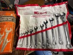 Wilmar 11PC Combination Wrench Set W/ Pouch Sae Nos W1111. Fixed Price $45.00.