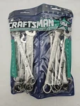 New Nos Vintage Craftsman Usa Sae Metric Va Combination Wrench Set 16 Piece. Fixed Price $399.99.