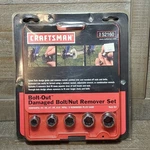 Sears Craftsman Usa Nos 9 52160 Bolt-out Damaged Bolt/nut Remover 5PC Set W Case. Fixed Price $54.99.