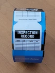 Accuform 100 "inspection Record" Tags By-the-roll, 6.25X3 Pf-cardstock TAR708. Fixed Price $39.99.