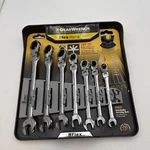 Gearwrench 7-PC. Sae Ratcheting Flex-head Combination Set W/ Rack 44005. Fixed Price $42.50.