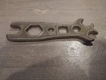 Vintage Meco NO.2 Welding Tank Cylinder Wrench Combination Tool 6" Long. Fixed Price $10.99.