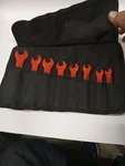 Knipex Tools - Piece Open End Wrench Set, Sae, 1000V Insulated (989913S4). Fixed Price $155.00.