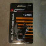 Performance Tool Open End Crowfoot Wrench - 17MM W433 New (b 21). Fixed Price $7.99.