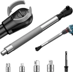 Offset Extension Wrench With 4 Adapters & 1/2" Drill For Electric. Fixed Price $51.80.