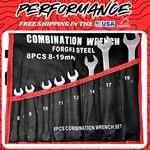 8 Pc Heavy Duty Combination Set Roll Up Pouch Tools Steel Metric Wrenches. Fixed Price $19.94.